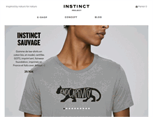 Tablet Screenshot of instinct-project.com